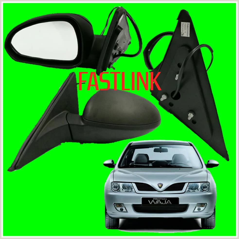 PROTON WAJA 2000 SIDE MIRROR ASSY SISI CERMIN 5 WIRE AUTOFLIP 100 NEW