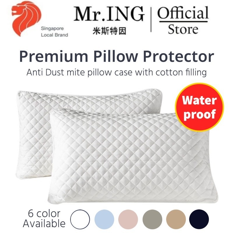 Premium Pillow Protector Waterproof Anti dust mite pillow case with