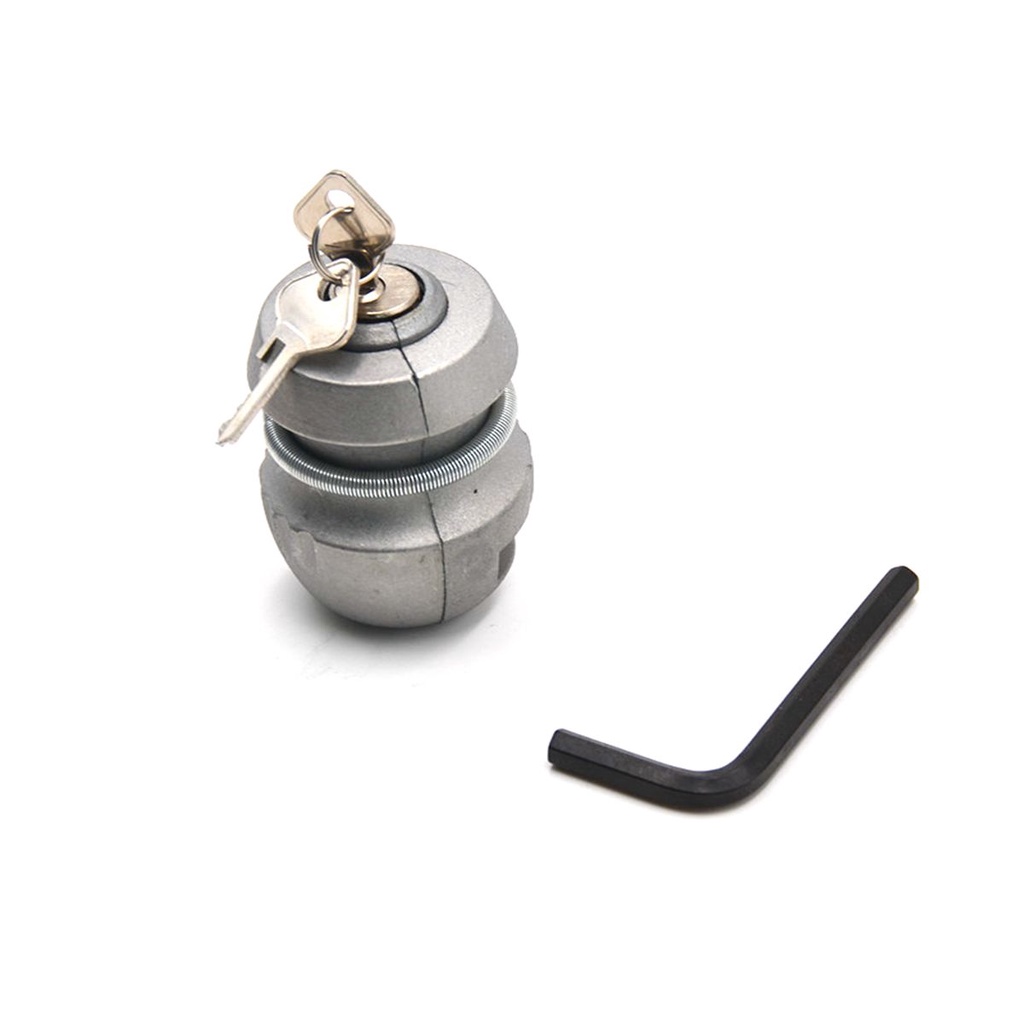 Universal Trailer Parts Ball Lock Hitch Coupling Anti Theft Device Caravan Tow Lock Auto