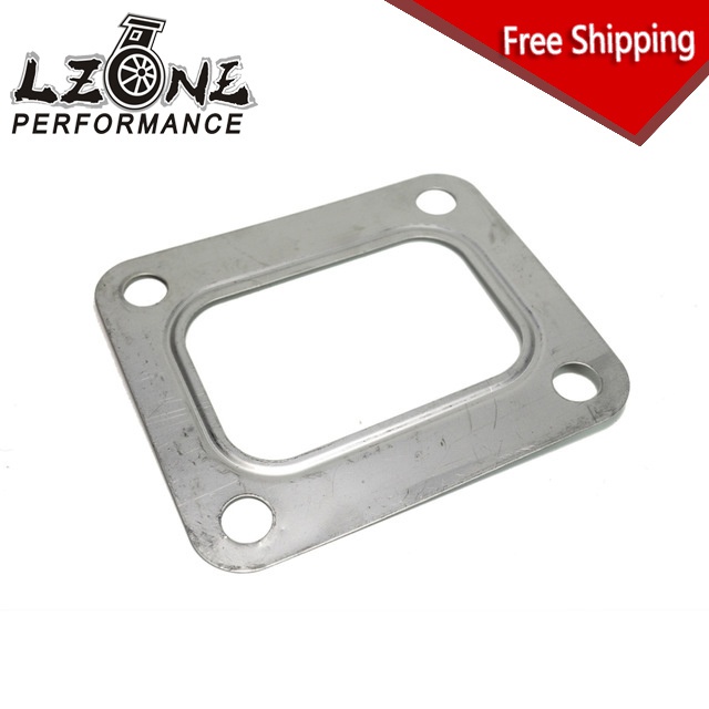 T4 Turbo Flange Gasket – GT35 T04E GT30 – 4-Bolt Manifold Inlet Exhaust – MAMBA Performance 3 thumbnail image