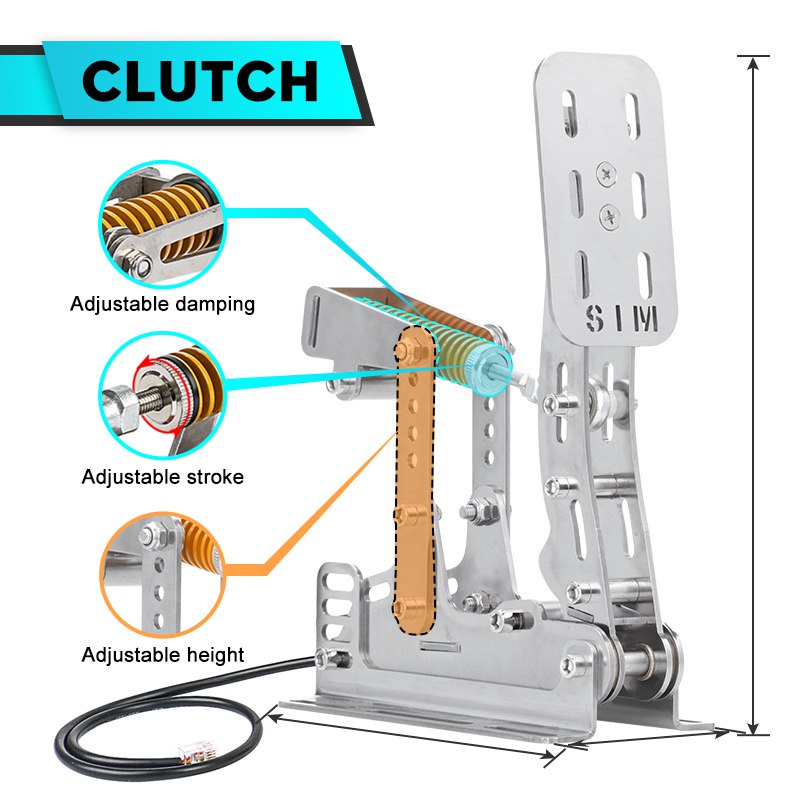 Sim racing Pedals Load Cell Be Suitable For Logitech G29 G27