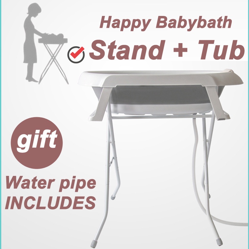 [AVAIABLE IN STOCK]Foldable baby bathtub PLUS Support Stand with extra