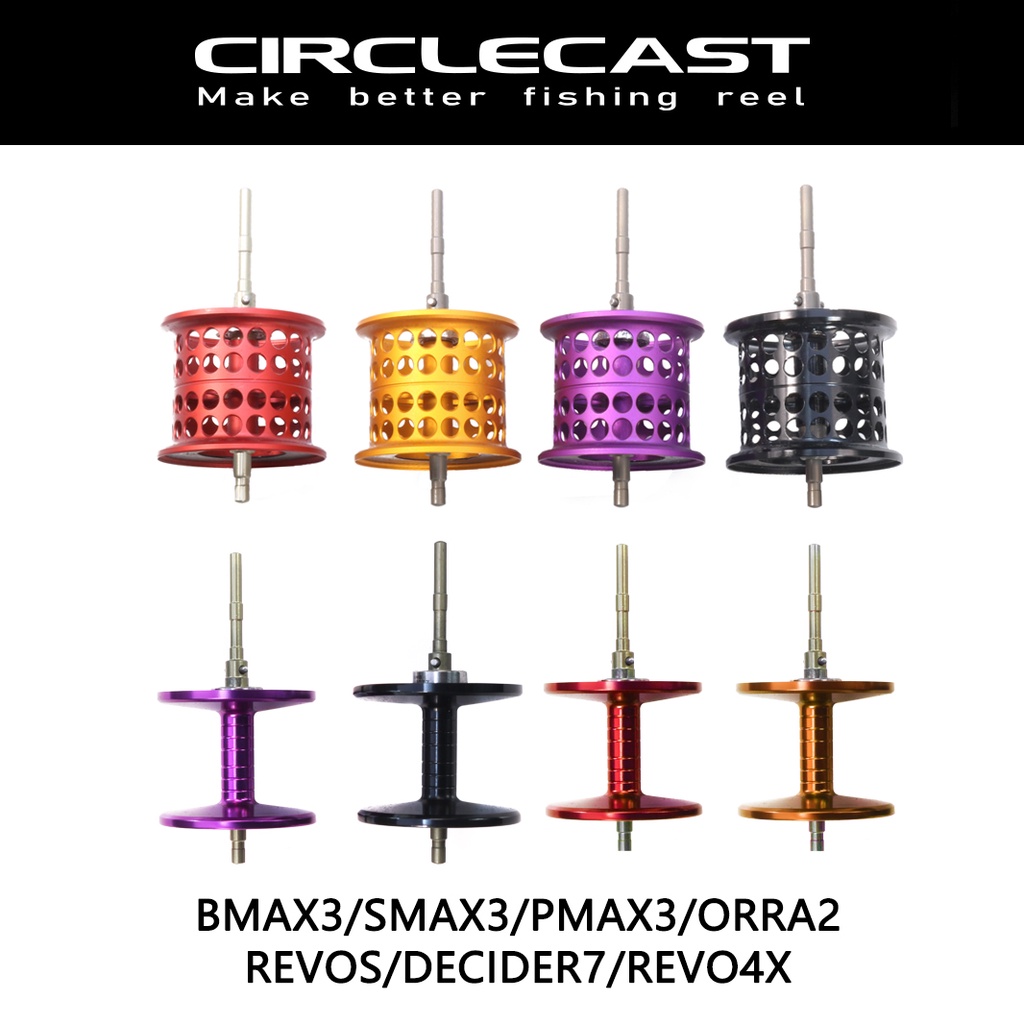 Circlevast Ultralight spool/Large capacity spool for ABU BMAX3,PMAX3 ...