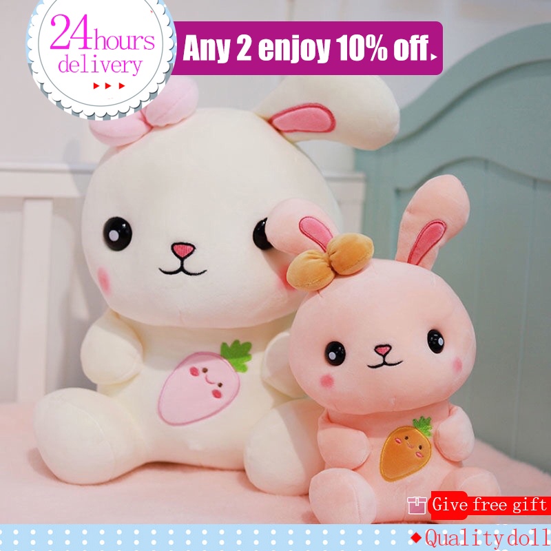 Ready Stock Doll Rabbit Pillow Soothing Plush Sleeping Muppet Ragdoll ...