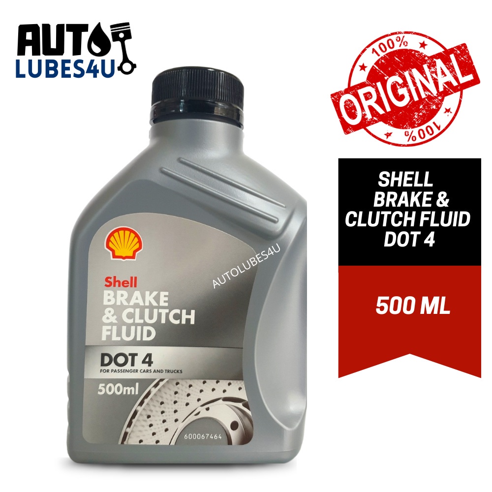 Shell Brake & Clutch Fluid Dot 4 (500ml) Shopee Malaysia