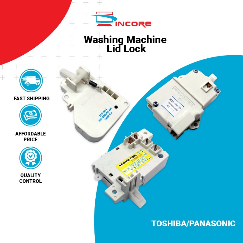 Washing Machine Lid Lock Pintu TOSHIBA PANASONIC Mesin Basuh Spare Part