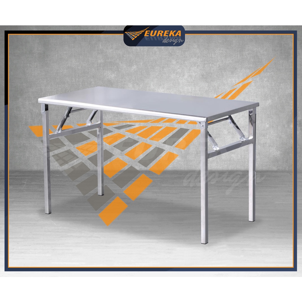 EUREKA Stainless Steel Table Foldable / Meja Besi Kaki Lipat HY008 ...