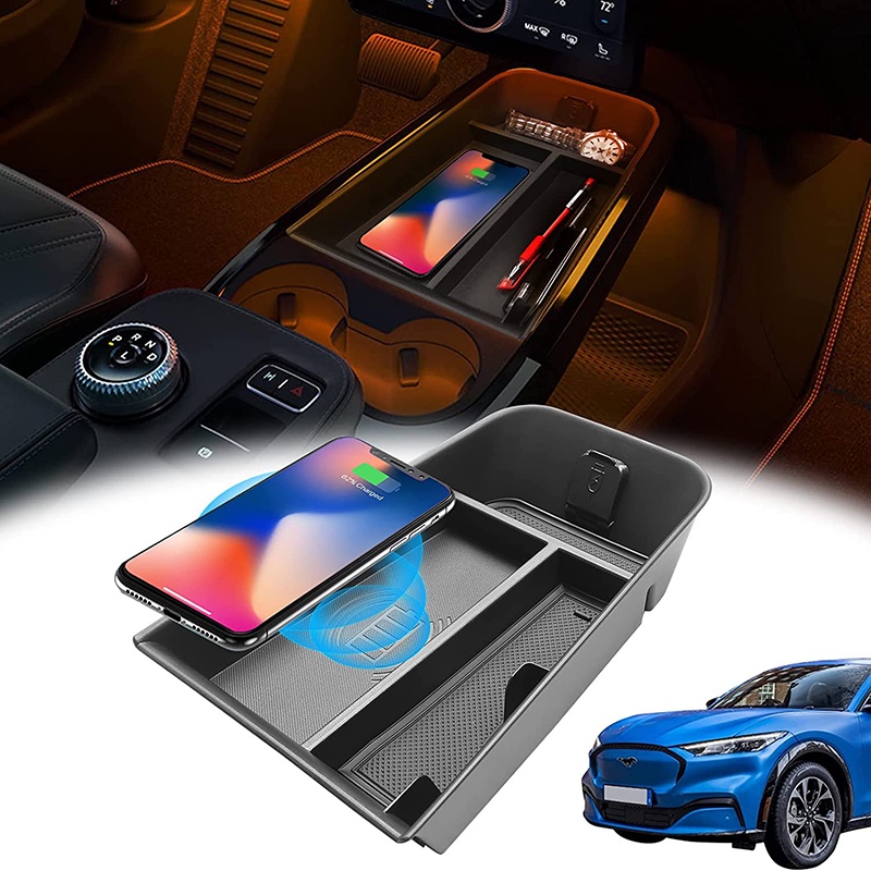 Center Console Organizer Tray for Ford Mustang MachE 2021 2022