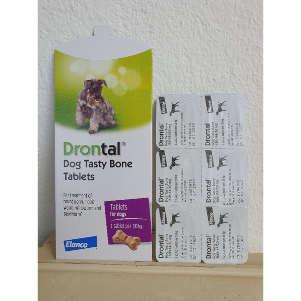 ORIGINAL STOCK / Exp2026 May / 6 Tablets Bayer Drontal Plus Dog