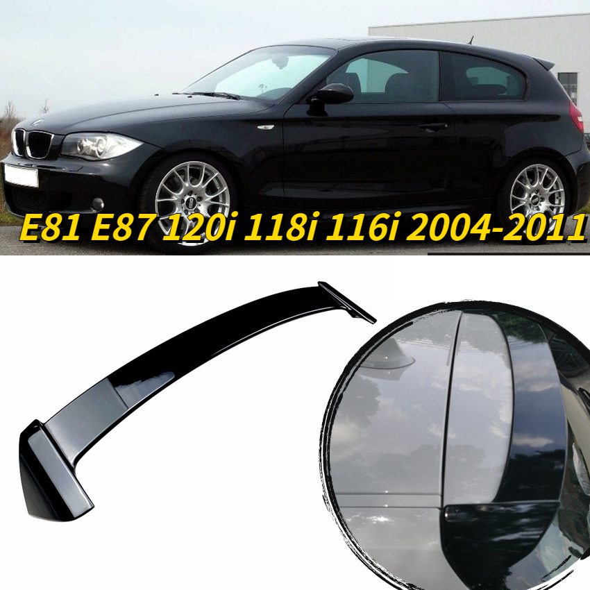 Spoiler Arrière Pour BMW Série 1 F20 F21 E87 E81 – Aileron Coffre Noir Brillant, Améliore Stabilité Et Style