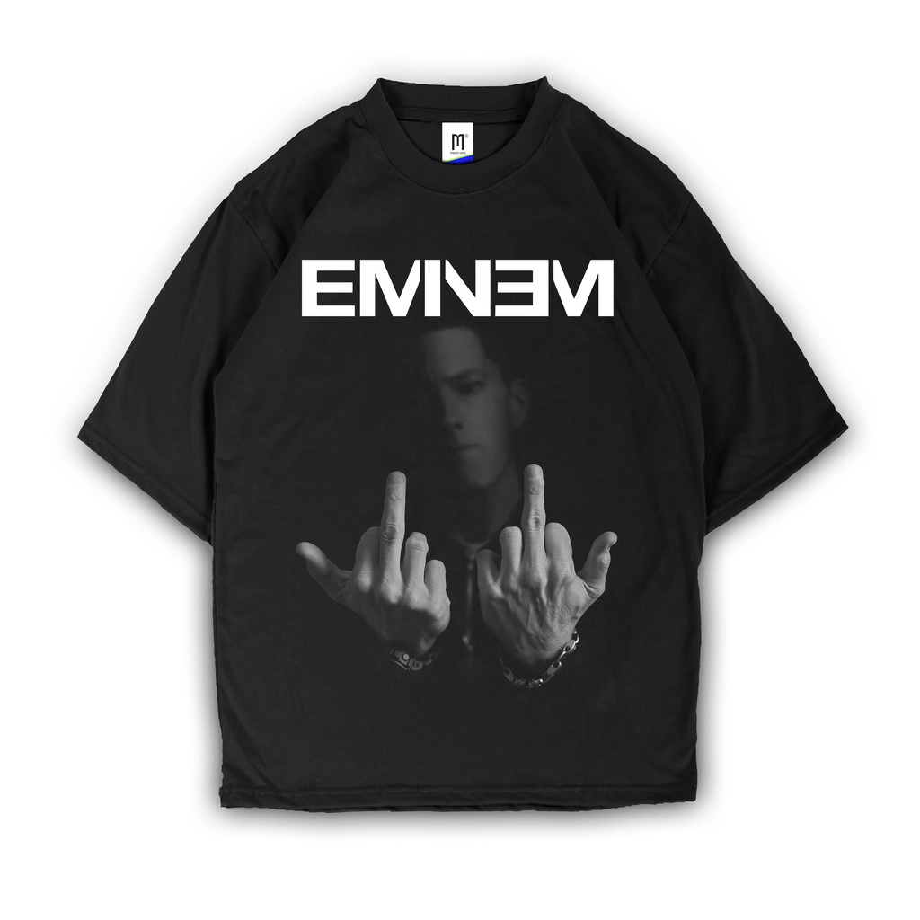 Kaos EMINEM - FUCK Tshirt HIPHOP baju RAPPER Premium pria wanita RAPTEE  OVERSIZE