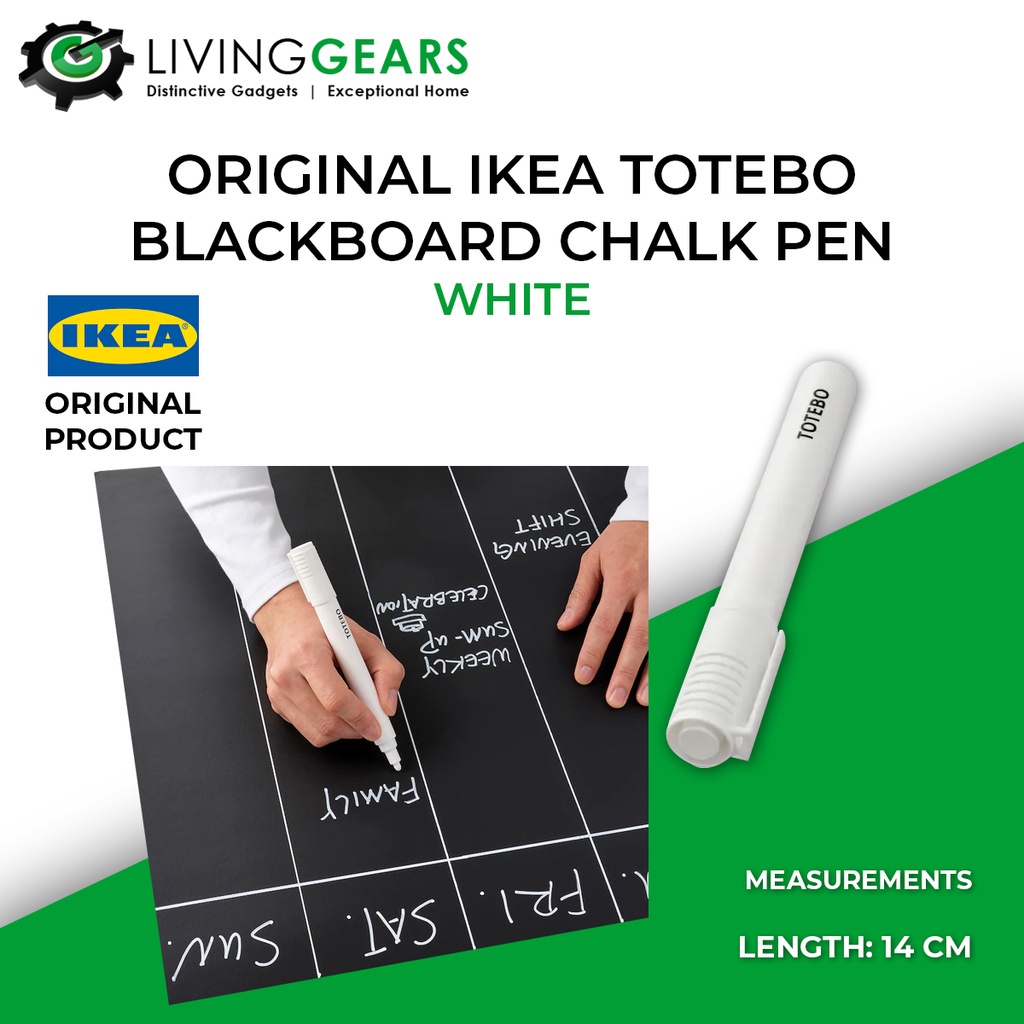 IKEA TOTEBO Blackboard Chalk Pen / Memo Board Shopee Malaysia