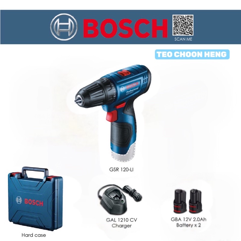 Bosch GSR 120 LI Cordless Drill Bosch Hand Drill Cordless Screwdriver