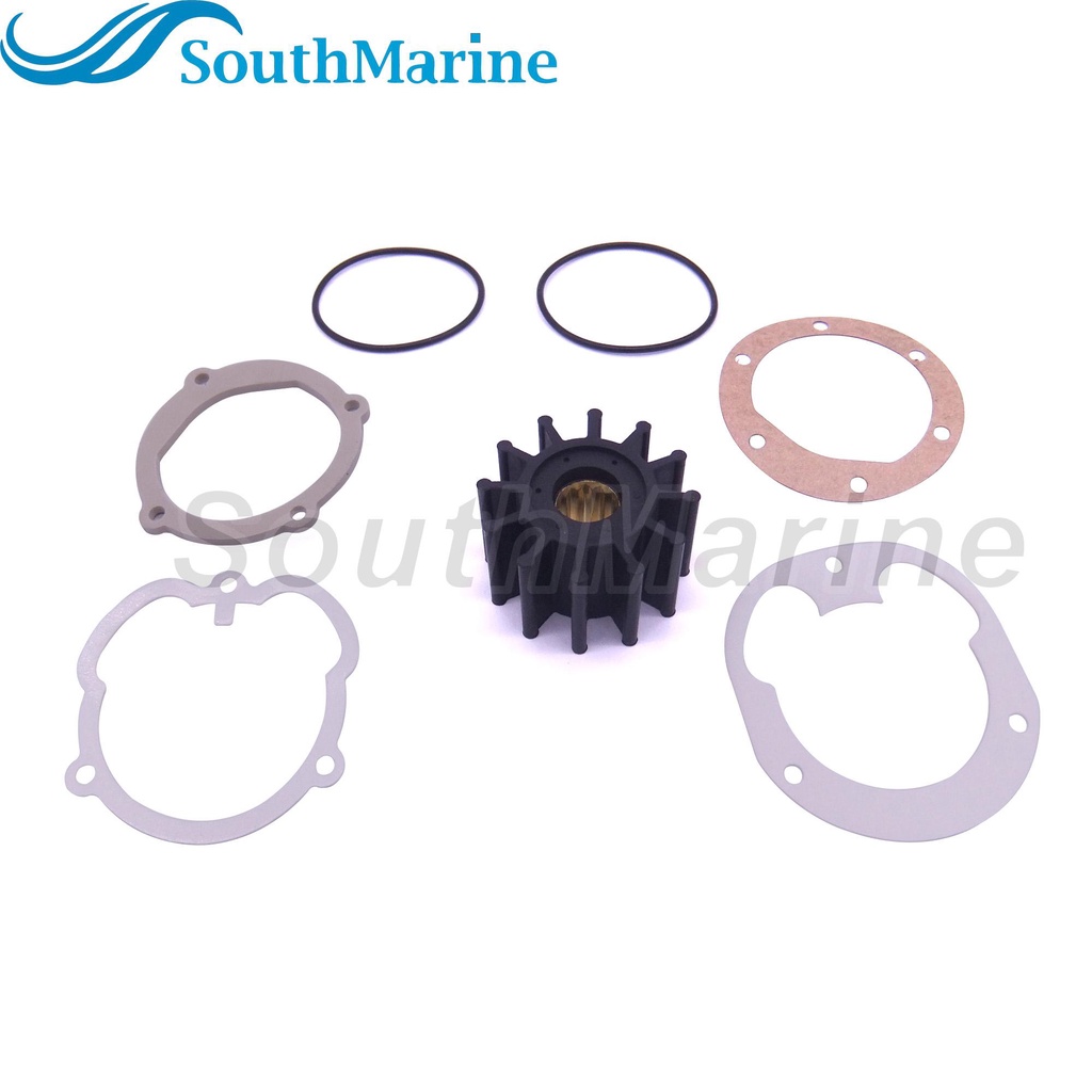 Water Pump Impeller - Fits Johnson, Jabsco, Yanmar, Volvo, Perkins & More (Replaces 09-802B, 6760-0001)