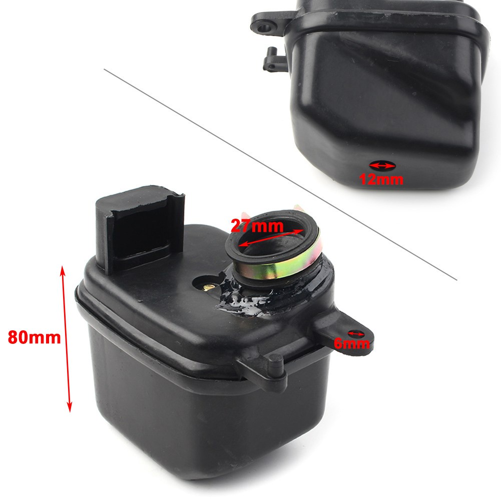 Luftfilterkasten Für Yamaha PW50 / PY50 – Komplett Mit Filter Und Klemme, Schwarz