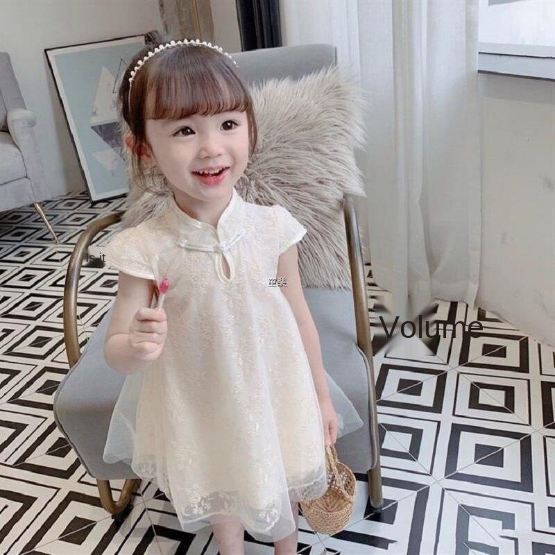 1 9 years old Children s Cheongsam Dress Girls Toddler Princess Baby Girl Fashion clothing Kids Short Sleevedress Shopee Malaysia