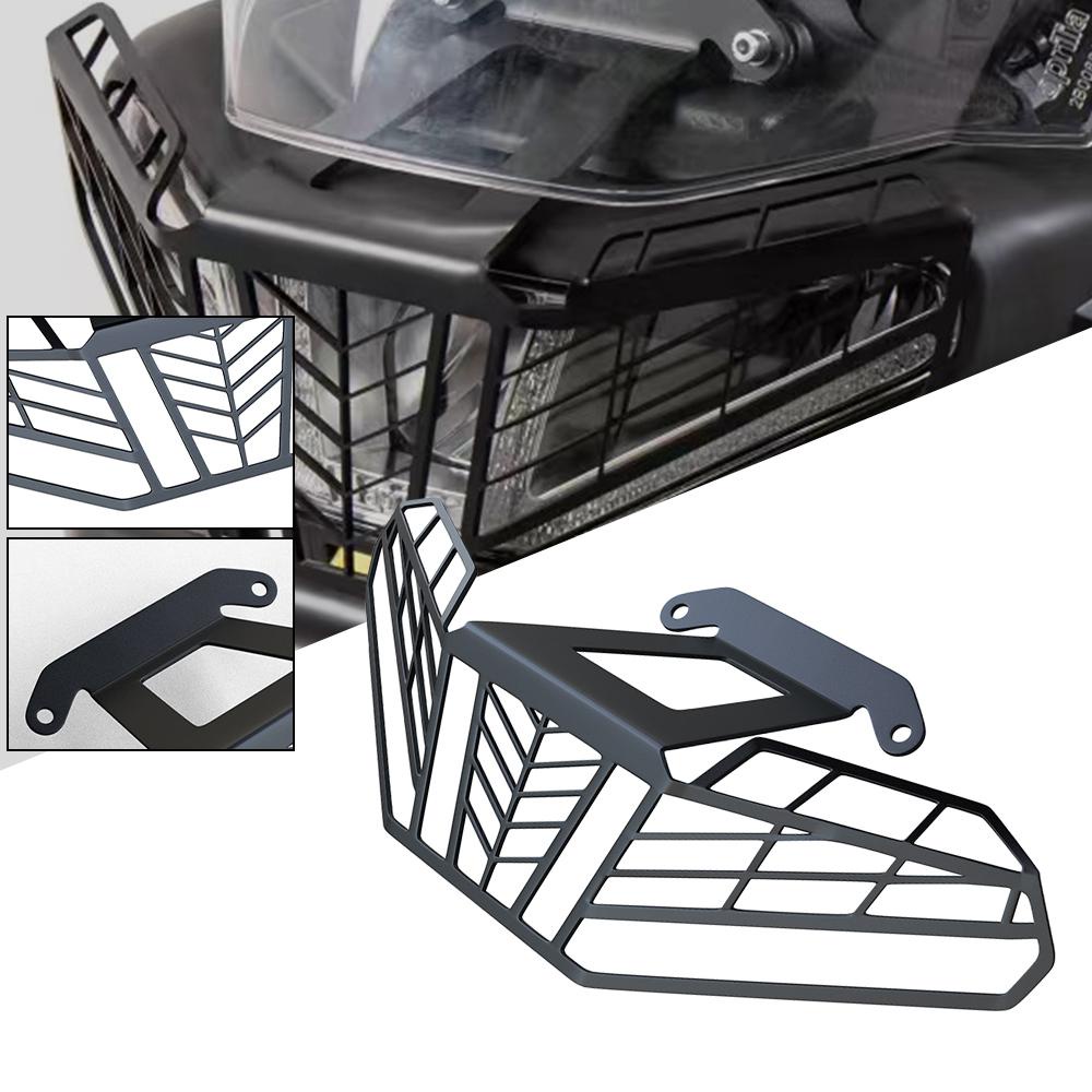 Motorcycle Headlight Protective Guard Grill – Aluminum Cover For Aprilia Tuareg 660 (2022-2023) – Durable, Lightweight, Easy Installation