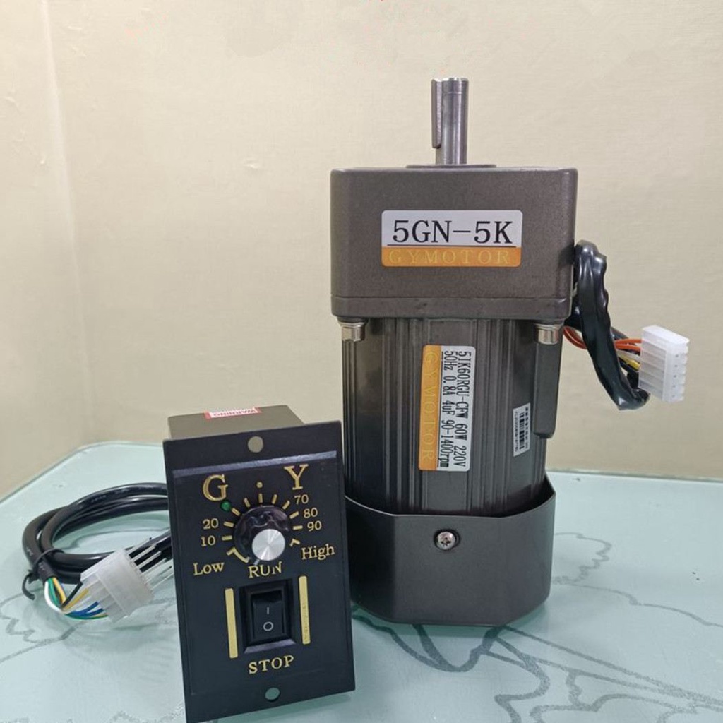 AC 220V 60W 2.25rpm 38rpm Low Speed Single Phase Motor, AC Regulated