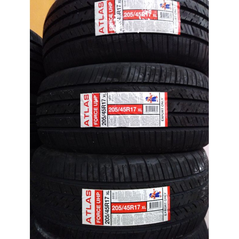 Atlas Force UHP 195/45R17 85W XL Tires – Set Of 4 – All Season High Performance – 520AAA