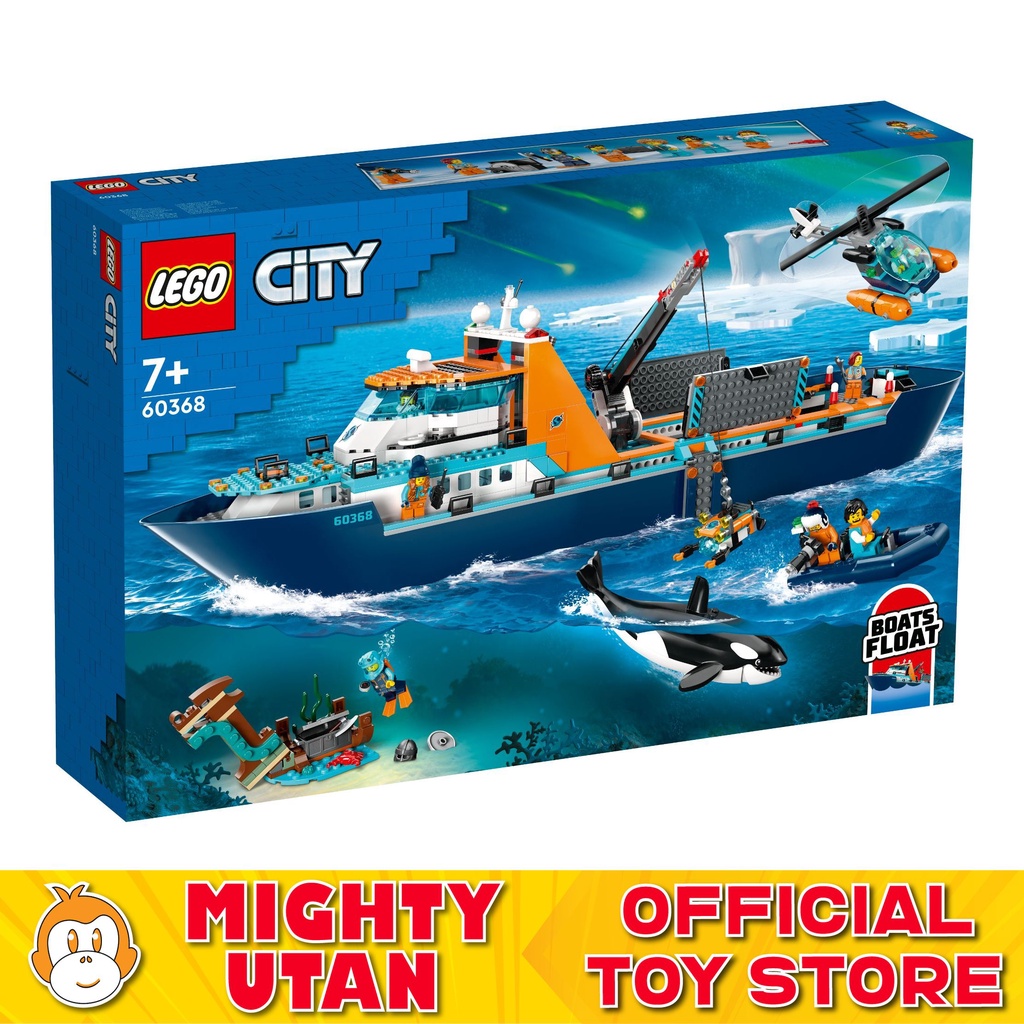 Original LEGO City 60368 Arctic Explorer Ship Toys for Kids Boys Girls Shopee Malaysia