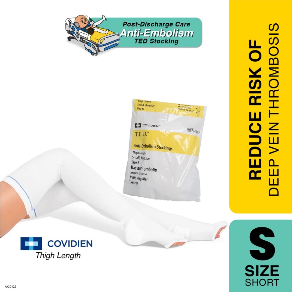 Covidien TED Anti-Embolism Stocking (Size: S, M, L ; Length: Short ...