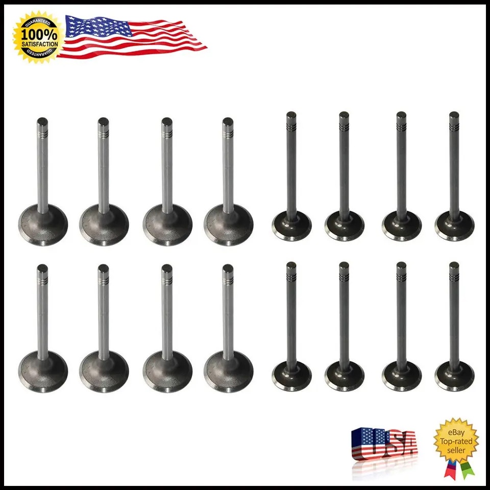 AP01 8pcs Intake + 8pcs Exhaust Valves for VW Golf IV Jetta Touran