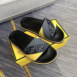 Fendi hot sale slides mens