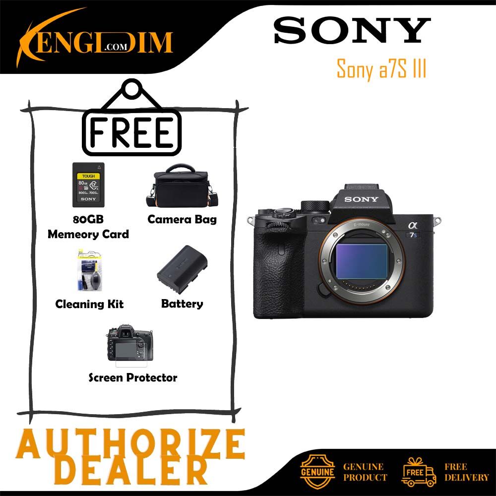 Sony Alpha a7S III Mirrorless Digital Camera (Body Only) 