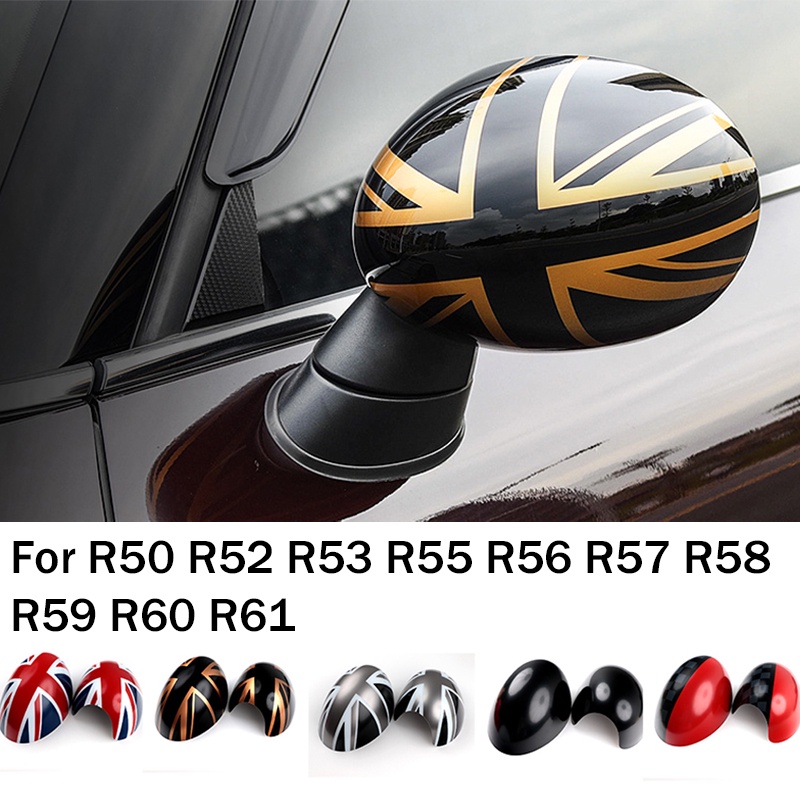 2pcs Union Jack Car Door Rear View Wing Mirror Covers For Mini Cooper ...