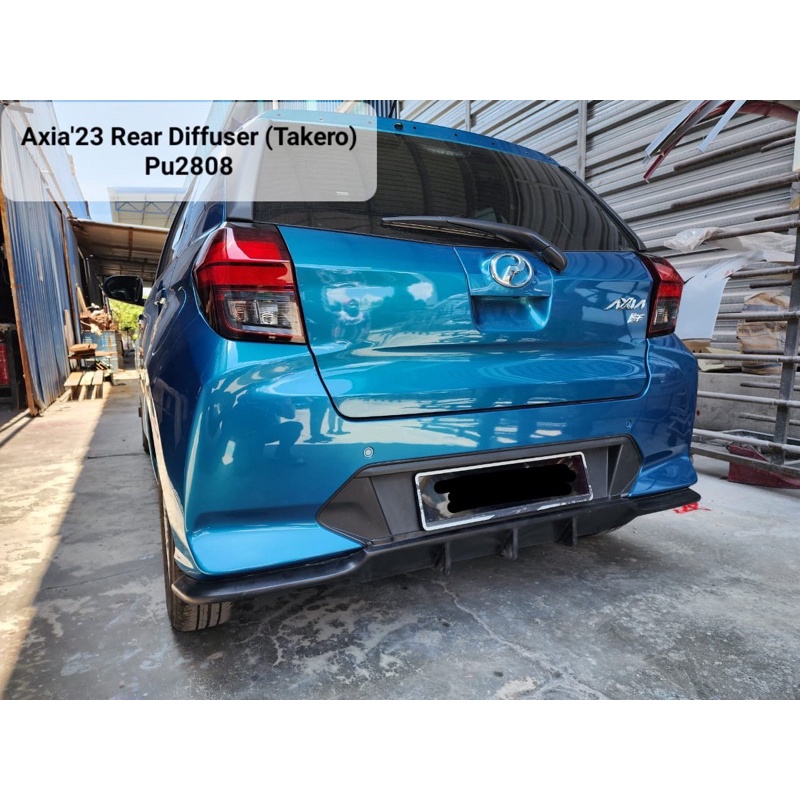 Perodua axia 2023 rear diffuser skirt takero pu2808 | Shopee Malaysia