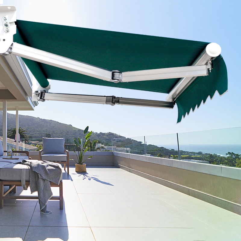 Sunshade Folding Retractable HandCranking Electric Balcony Sunshade