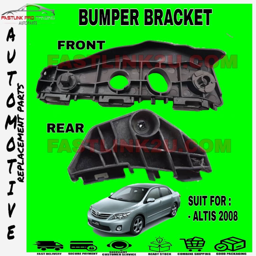 Fastlink Toyota Altis 2010-2013 Front Depan Belakang Rear Bumper Side ...