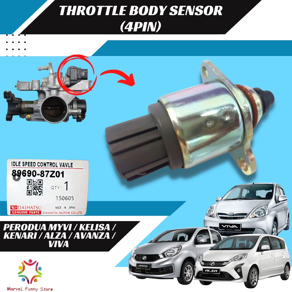 Perodua Myvi / Kelisa / Kenari / Alza / Avanza / Viva Daihatsu Throttle