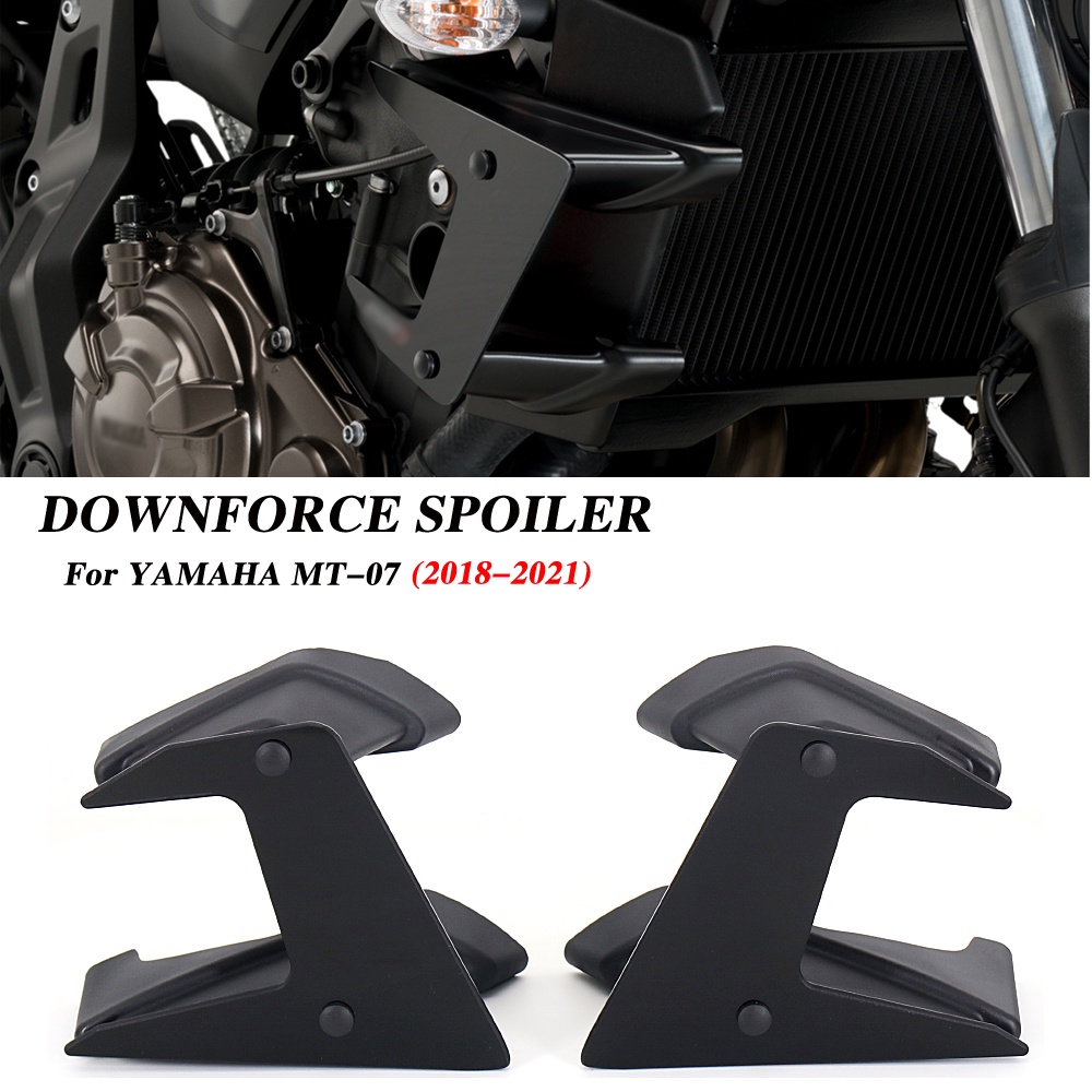 New MT07 2021 Motorcycle Side Downforce Naked Spoilers Fixed Winglet ...