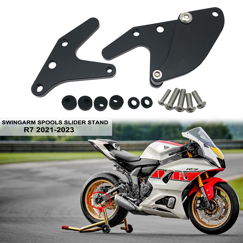 Motorcycle Accessories CNC Aluminum Swingarm Spools Slider Stand adjust