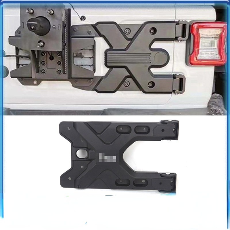 SPARE TIRE CARRIER TAILGATE BRACKET FOR JEEP Wrangler JK JL 20072022
