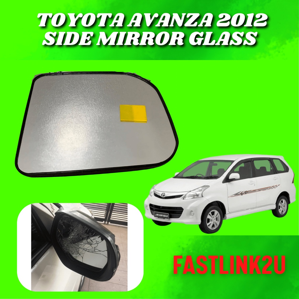 Toyota Avanza 2012 New Side Mirror Glass Kaca Cermin Original Shopee