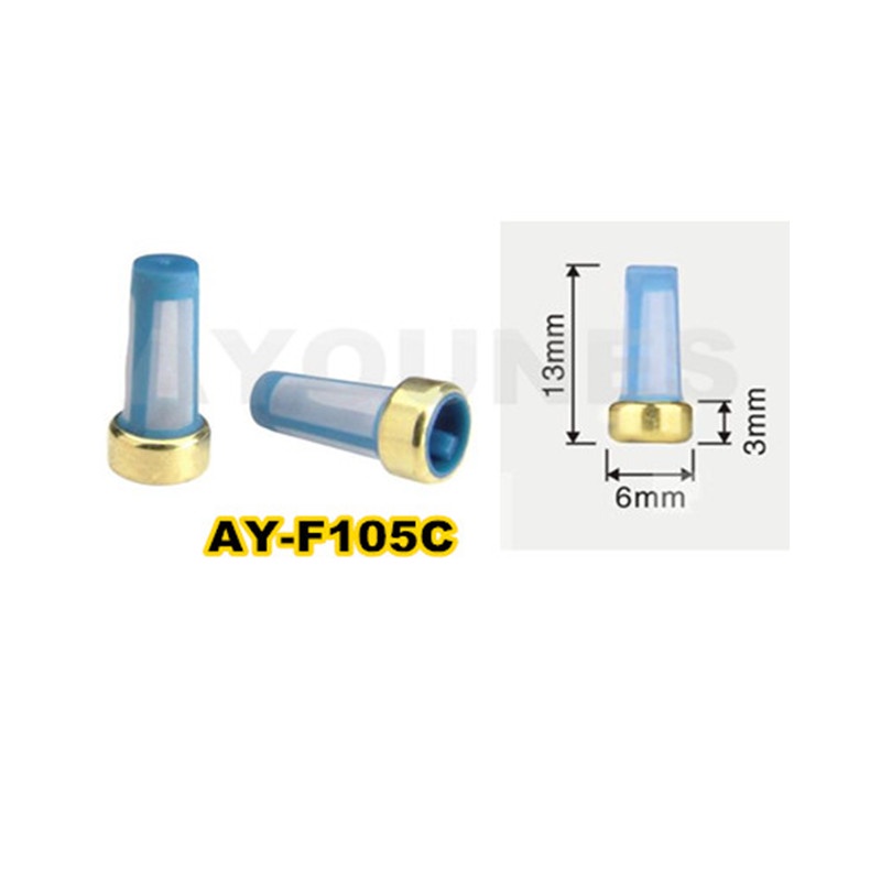 100pcs/set TOP feed Fuel Injector filter basket Micro filter for bosch