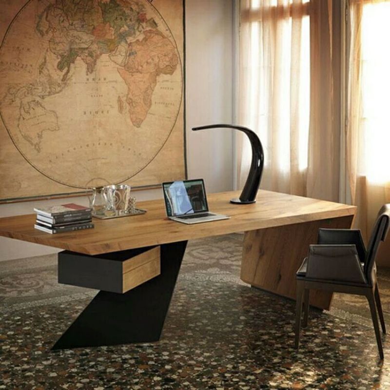 Loft Log American Supervisor Desk Modern Simple Executive Desk Boss