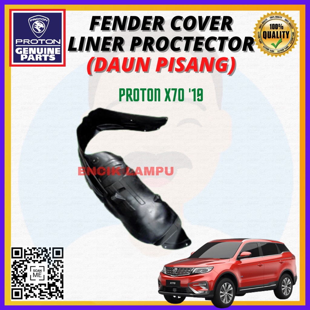 PROTON X70 FENDER COVER LINER PROTECTOR DAUN PISANG 100% NEW HIGH ...