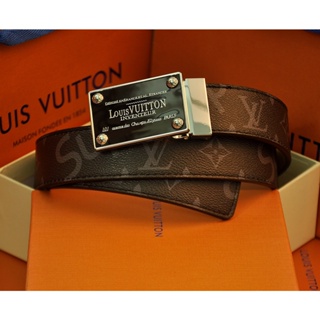 Fast shipping)Louis Vuitton LV SUP brand leather belt aviation