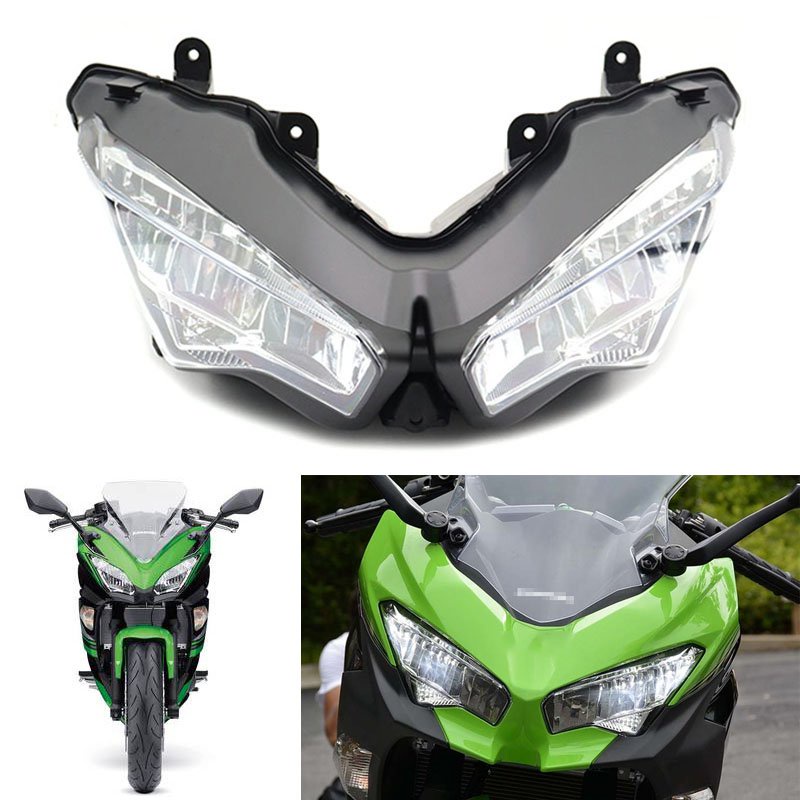Pare-brise Double Bulle Pour Kawasaki Ninja 400/250 (2018-2021) - En Plastique ABS, Transparent, Anti-vibration