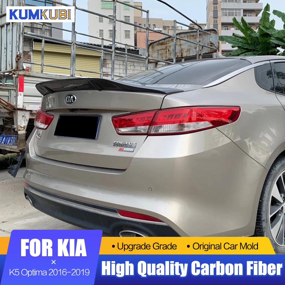 For KIA K5 Optima 2016 2017 2018 2019 R Style Carbon Fiber Rear Trunk
