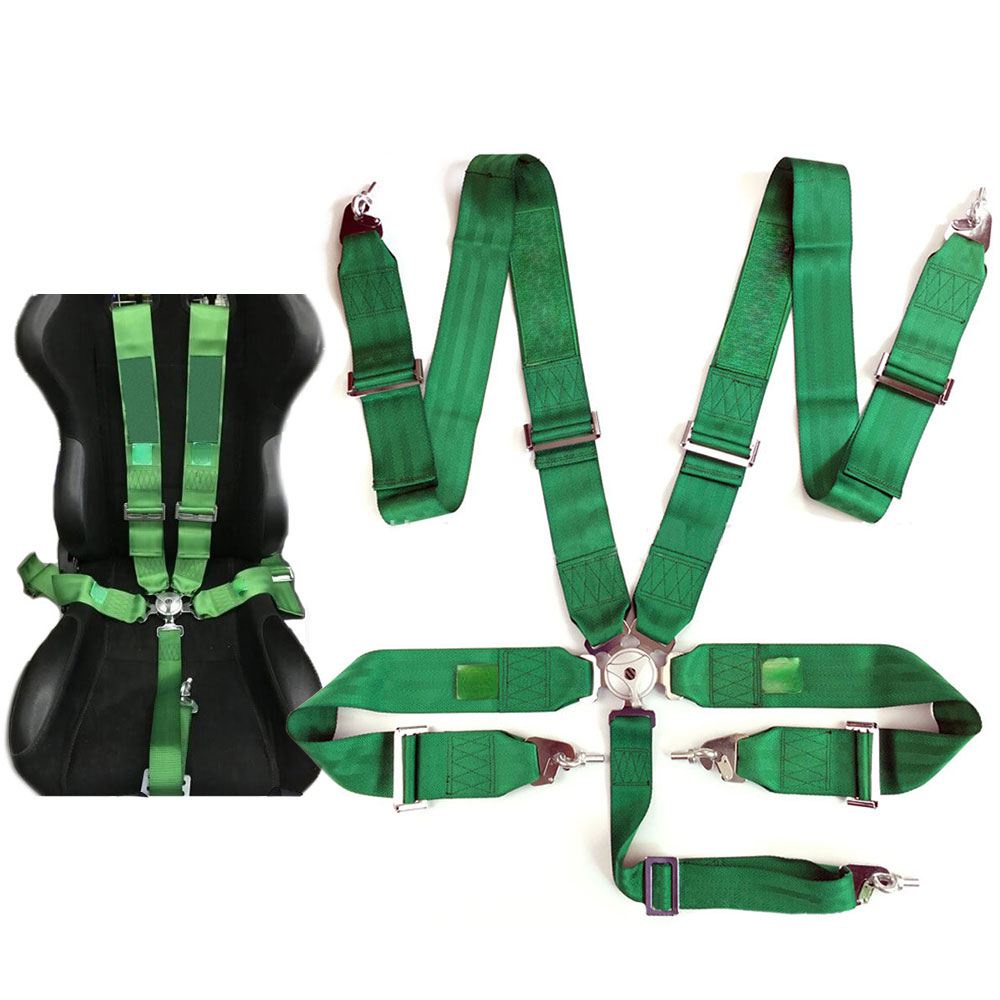 Universal Racing Car Seat Belt Harness 5 Point SnapIn Quick Release