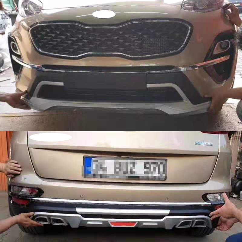 For 20192022 KIA Sportage Bumper Protector Guard Plate Best ABS