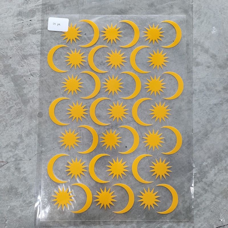 sticker bulan bintang | stiker merdeka (READY STOCK) | Shopee Malaysia
