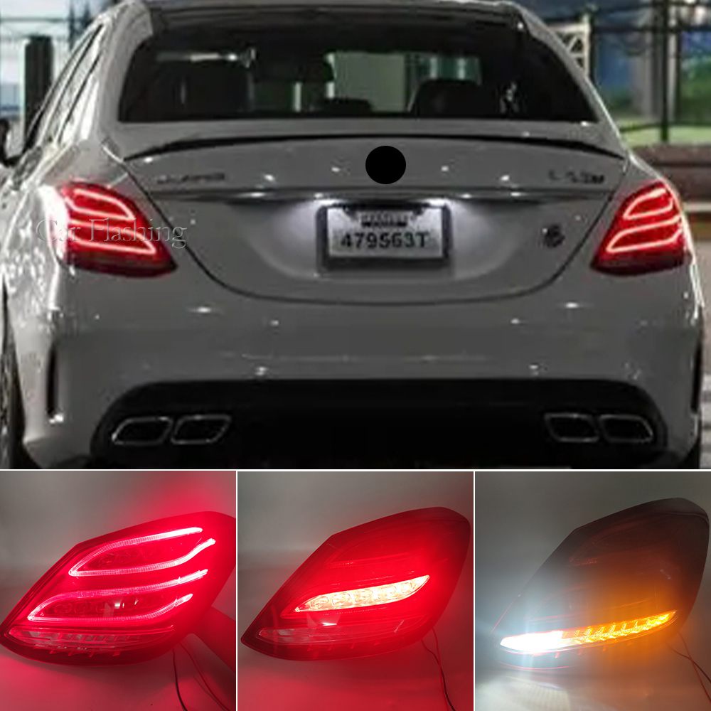 LED Tail Light Assembly For Mercedes Benz W205 C180 C200 C260 C300 20152019 Tail Lights Brake