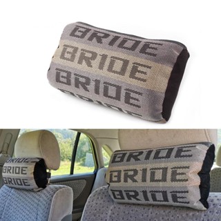JDM Style BRIDE Soft Car Pillow Seat Support Decor Headrest Backrest Seat Cushion Universal Car Neck Pillows BAG043 Shopee Malaysia