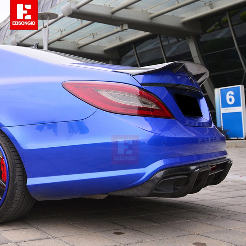 W218 R Style Carbon Fiber Spoiler For Mercedes Benz CLS Class W218 CLS ...