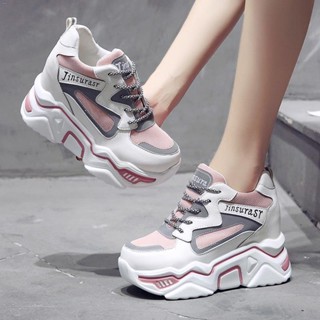 High heel hot sale sneakers online